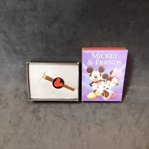 Mickey Mouse Tie Clip Tie Bar Disney In Box - Picture 1 of 9