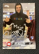 Jay “Aka” Mojo Autographs Autographed Auto Jay Mosheli Custom Card RC 21/100!
