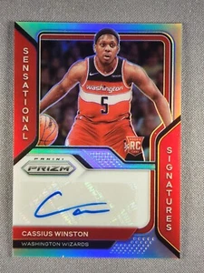 2020-21 Panini Prizm #SS-CWS Cassius Winston Silver Sensational Signatures Auto - Picture 1 of 4