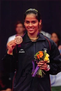Saina Nehwal - IND - Olympia 2012 - Badminton - Bronze - Foto sig. (2) - Bild 1 von 1