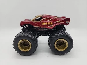 Hot Wheels Iron Man Monster Jam Truck Marvel Monster Truck 2019 Mattel - Picture 1 of 6