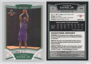 2008 Bowman Draft Picks & Stars Chrome Refractor /499 Patrick Ewing Jr Rookie RC