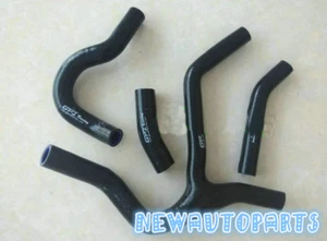 BLACK Silicone Radiator Hose For 2015 2016 15 16 HONDA CRF450 CRF450R CRF 450 R - Picture 1 of 6