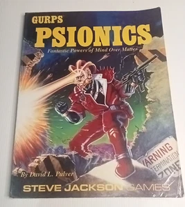 GURPS Psionics David Pulver RPG Book Steve Jackson Games Vintage 1991 PB - Bild 1 von 8