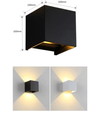 Applique Cubo Led da 12W Faretto Lampada per Parete con angolo luce regolabile - Immagine 1 di 4