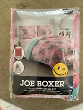 Joe Boxer Full Size Comforter Set - Comforter + 2 Standard Shams - Pink Llama