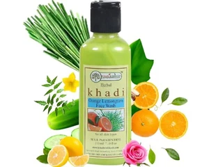 Khadi Rishikesh Herebal Orange Lemongrass Face Wash-210ML