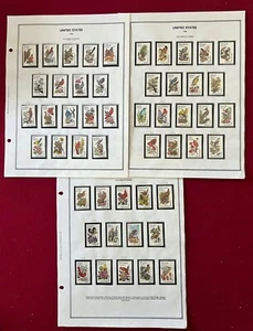 US Scott 1953-02 Birds and Flowers Singles from Sheet MNH in Individual Mounts - Picture 1 of 1