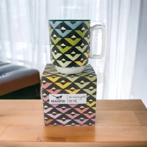 Magpie By Sarah Campbell Viva! Chevron Coffee Mug Cup Multicolor NIB - Picture 1 of 9