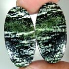 44.70cts 17x35x4mm 100% Natural Swiss Opal Oval Cab Matched Pair Loose Gemstone