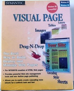 RARITÄT - Symantec Visual Page - Windows - Englisch - NEUWARE - Bild 1 von 3
