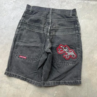 Pantalones cortos vaqueros negros JNCO Foto 1 de 4