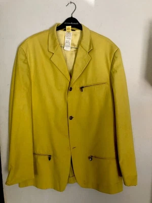 Blazer amarillo Versace Jeans Couture para hombre talla 38/52 Foto 1 de 4