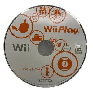 Wii Play - Wii - Disque seul - Testé et fonctionne - Acceptable - Photo 1/9