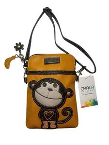 Chala Adorable Monkey Handytasche Mini Umhängetasche NEU - Bild 1 von 5