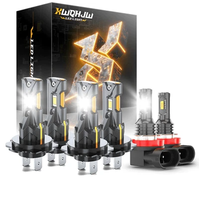 Para BMW 328i 2007-2016 6x bombillas faros LED luces altas/bajas + luces antiniebla 6500K Foto 1 de 4