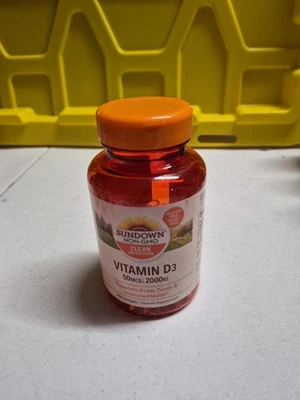 Sundown Vitamina D3 2000iu 50mcg 300 Cápsulas Gelatinosas Dentes Ósseos Saúde Imune EXP 02/26+ - Imagem 1 de 2