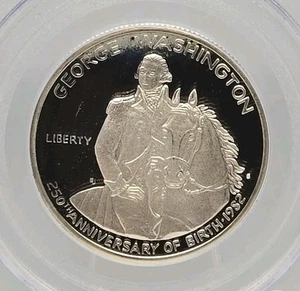 1982-S George Washington Silver Half Dollar PCGS PR69DCAM - Picture 1 of 4
