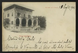 cartolina SORIANO NEL CIMINO  villa ortensia - Picture 1 of 2