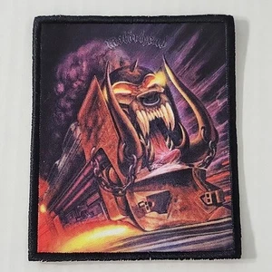 MOTORHEAD Orgasmatron SMALL PATCH Printed Black Border Band Logo - Bild 1 von 6