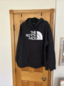 Felpa con cappuccio The North Face uomo extra large nera maglione pullover pile - Foto 1 di 7
