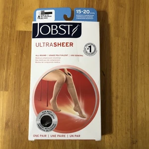 Jobst UltraSheer Compression Stockings Knee High 15-20 mmHg Expresso Large New - Picture 1 of 7