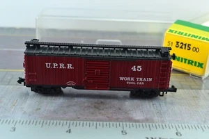 Minitrix 3215 Work Train Tool Car Union Pacific Rail Road U.P.R.R N Scale - Picture 1 of 4