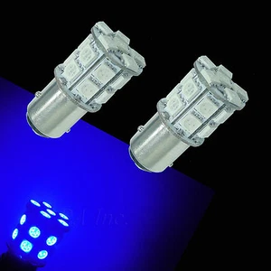 2x 1157 1158 Bay15D 20SMD 5050 LED Auto Motor Bulbs Ultra High BLUE COLOR 12VDC - Picture 1 of 1