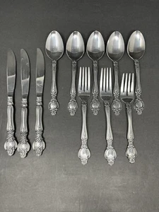 Rogers Stanley Roberts SRB199 Stainless Flatware Mixed Lot 11 Pieces - Picture 1 of 6
