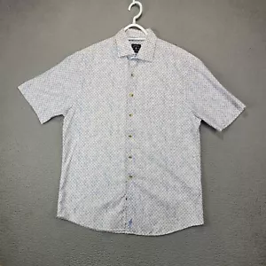 Camicia Johnnie O Top Shelf uomo media modello cirlce bottoni preppy casual - Foto 1 di 11