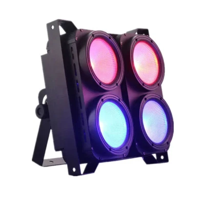 400W 4Eye 4x100w RGBW 4In1 Cob Led Blinder Audience background panel stage Light - Image 1 of 4