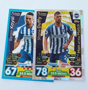 Brighton &Hove Albion Match Attax Cards Multi Listing Choose From List 2015-2018