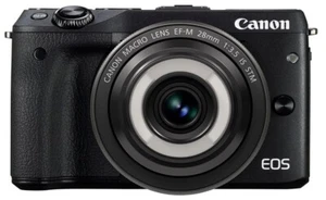 Canon Mirrorless SLR Camera EOS M3 (Black) Creative Macro Lens Kit EOSM3BK-CMLK - Picture 1 of 1