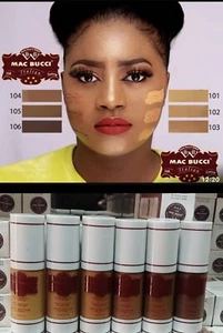 Mac Bucci Matifying Fluid Foundation Perfect Coverage A102 - Bild 1 von 4