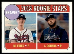 2018 Topps Heritage #81 Luiz Gohara Max Fried Rookie Stars - Foto 1 di 2