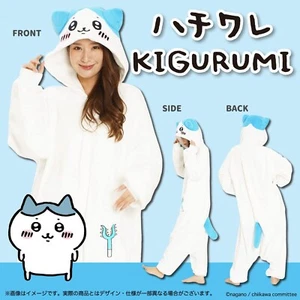 sazac hachiware Chiikawa Kigurumi Fleece Unisex Free - Picture 1 of 7
