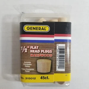 1/2" FLACHKOPF HOLZDÜBEL - BIRKE 45/TLG, Teilenr. 31512, von GENERAL TOOLS MFG - Bild 1 von 5