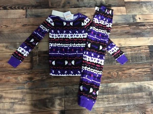 Gymboree Halloween Girls Fair Isle Bats Ghost Spider Candy Pjs Size 8 - Picture 1 of 1