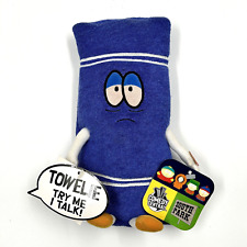 2002 SOUTH PARK COMEDY CENTRAL TALKING TOWELIE PLUSH With Tags