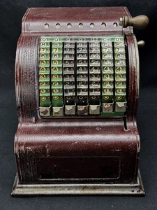 Antica calcolatrice meccanica AMANCO Adding Machine American Can Company anni '30 - Foto 1 di 9