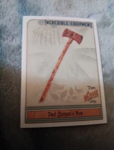 2019 Topps Allen Ginter Incredible Equipment Paul Bunyan's Ax IE-4 - Bild 1 von 2