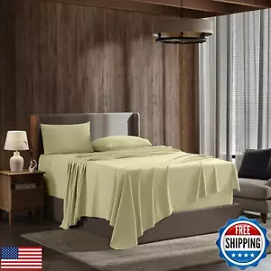 Nestl Cal King Size Sheets Set - 4 Piece California King Sheets, Deep Pocket, - Picture 1 of 5