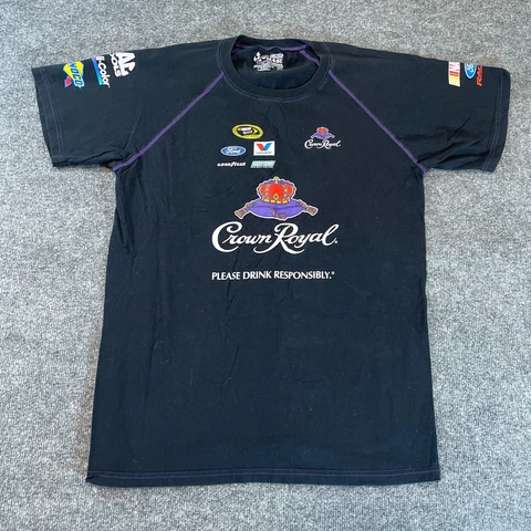 Matt Kenseth #17 Black T Shirt Large Crown Royal Nascar Racing Shirt L Cover