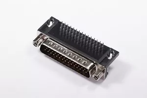 09563627813 Harting High Density D-Sub Plug Male Right Angle 44 Pos 3 Row DB NOS - Picture 1 of 2