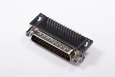 09563627813 Harting High Density D-Sub Plug Male Right Angle 44 Pos 3 Row DB NOS - Image 1 of 2