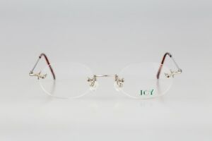 Joy 3839, 90s Vintage rimless oval eyeglasses - NOS
