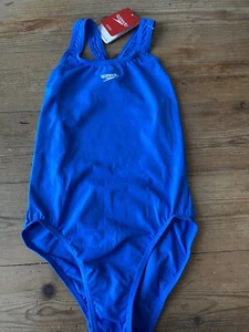 Speedo Junior New Blue Swimming Costume Age 16 Years - Picture 1 of 3