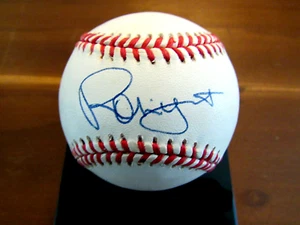 ROBIN YOUNT WSC MILWAUKEE BREWER HOF SIGNED AUTO VTG ERA OAL BASEBALL BECKETT - Picture 1 of 3