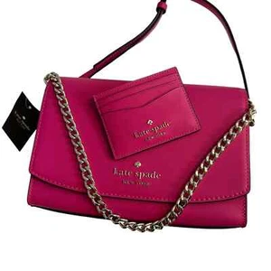 NEU Kate Spade Carson Cabrio Umhängetasche & Kartenhalter Set - Bild 1 von 9