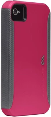 Case-Mate Pop! Чехол для iPhone 4/4S — фуксия/классный серый - Изображение 1 из 4